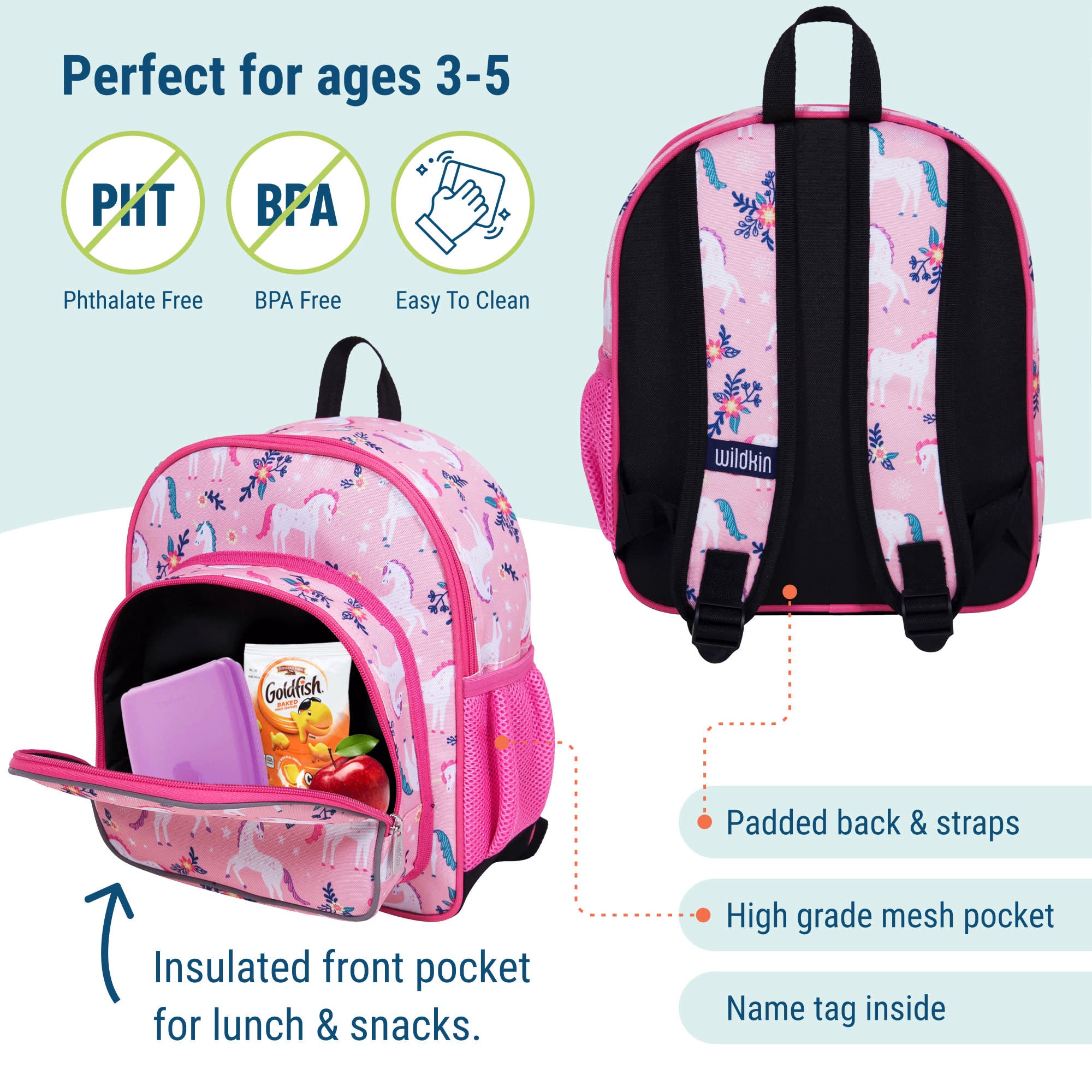 Magical Unicorns 12 Inch Backpack