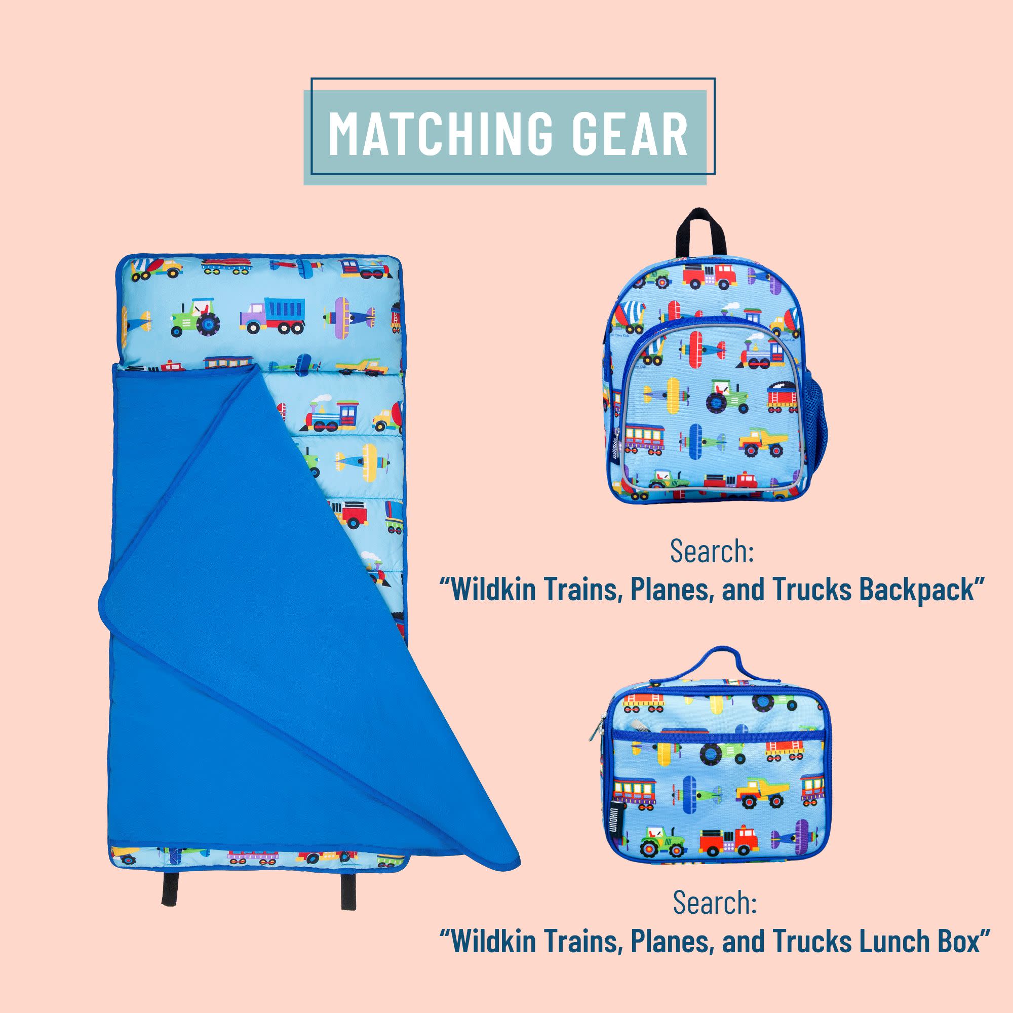 Trains, Planes & Trucks Microfiber Toddler Nap Mat