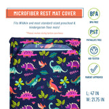 Darling Dinosaurs Microfiber Rest Mat Cover