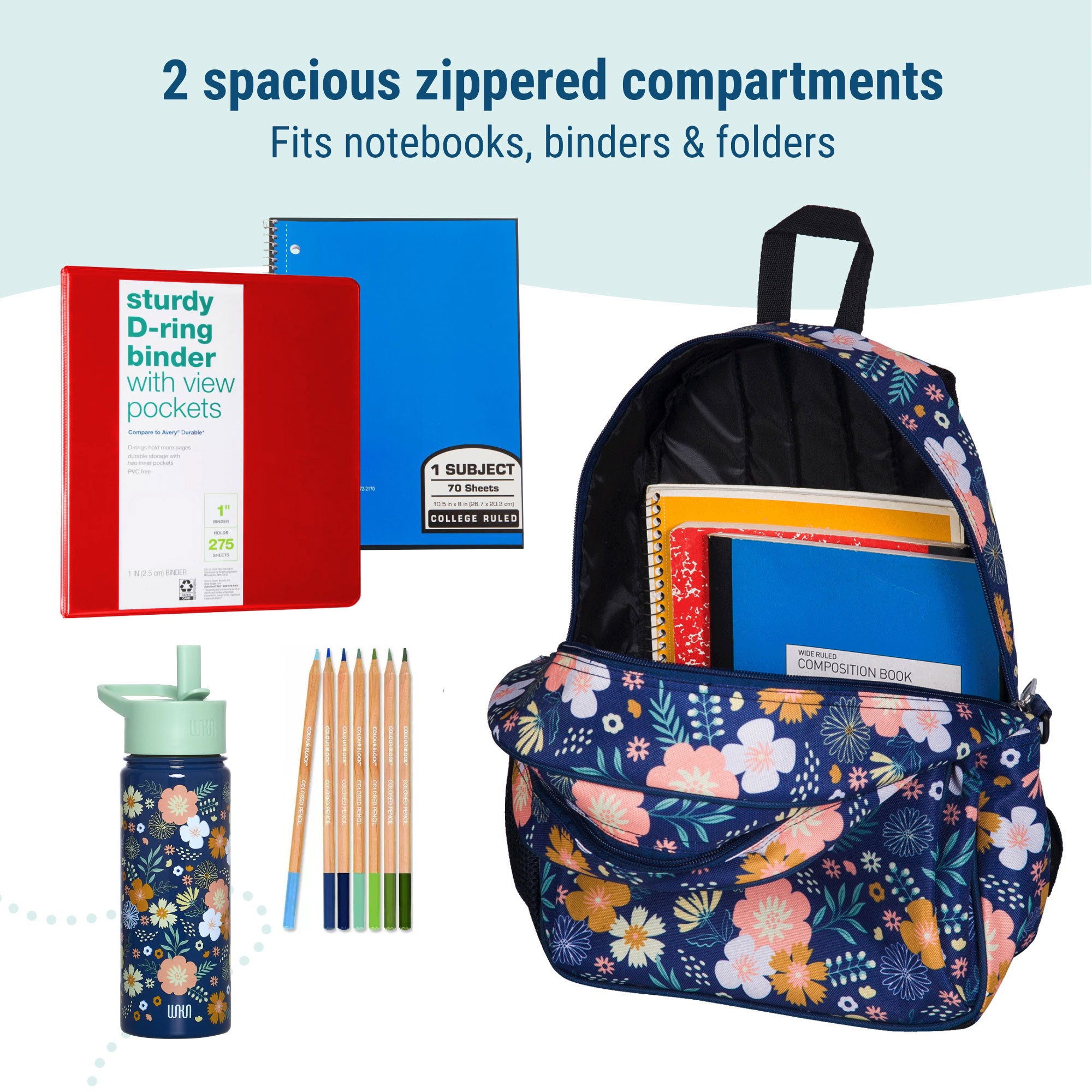 15 Inch Backpack - Girls