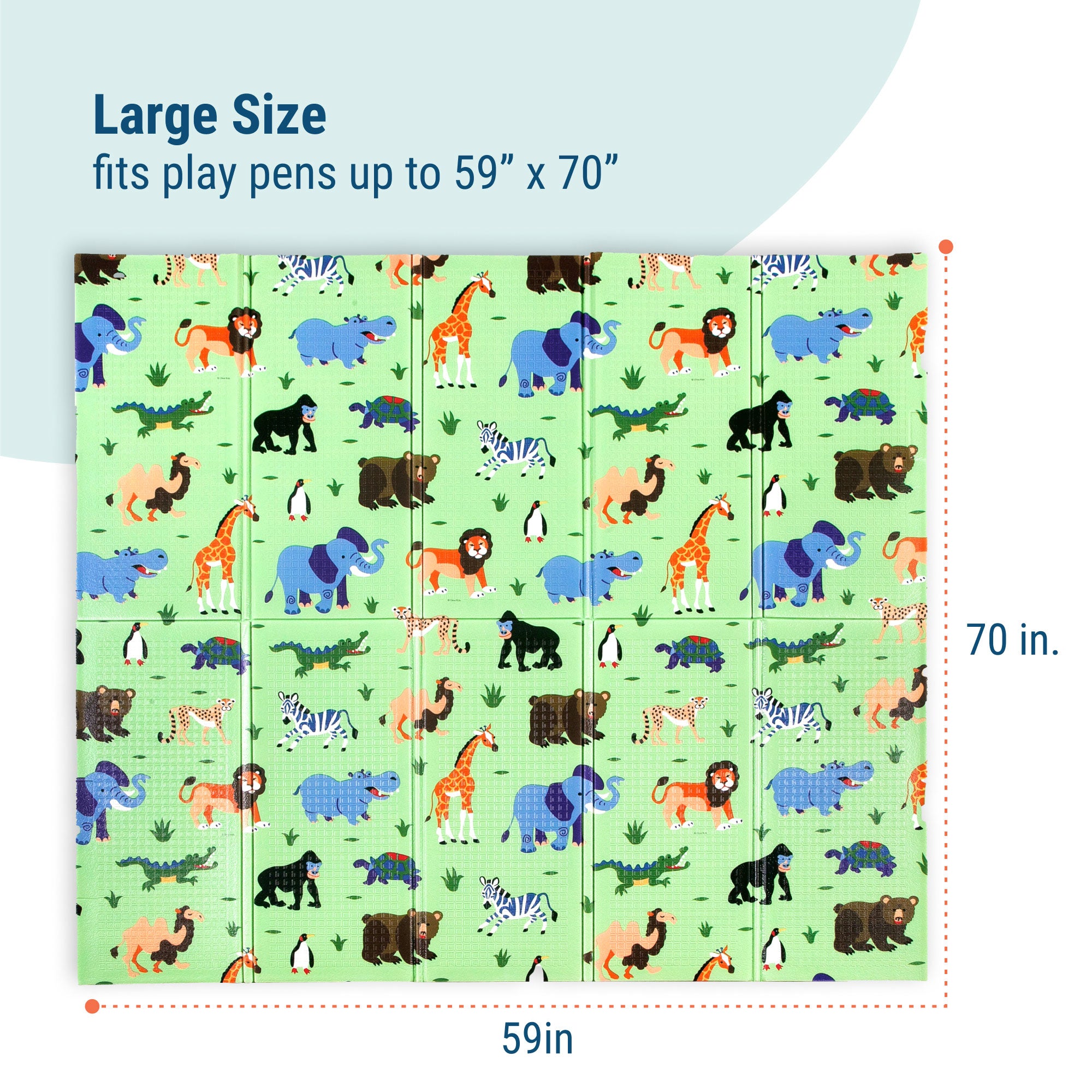 70" x 59" Play Mat