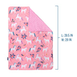 Magical Unicorns Velour Baby Blanket