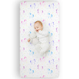 Unicorn Microfiber Fitted Crib Sheet