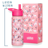 Magical Unicorns 18 oz Steel Water Bottle