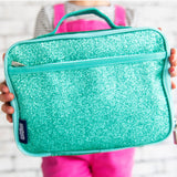 Blue Glitter Lunch Box