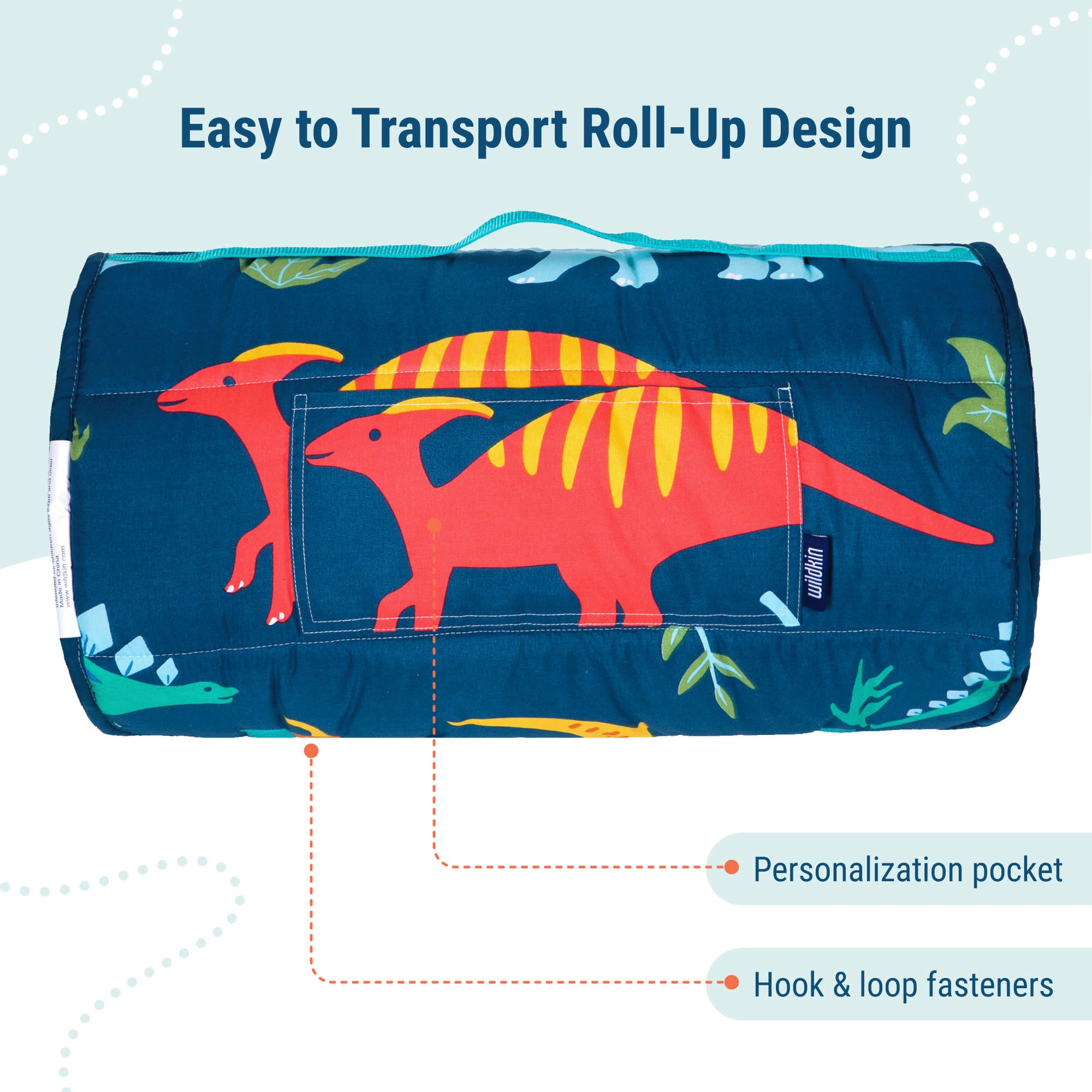 Jurassic Dinosaurs Microfiber Kids Nap Mat