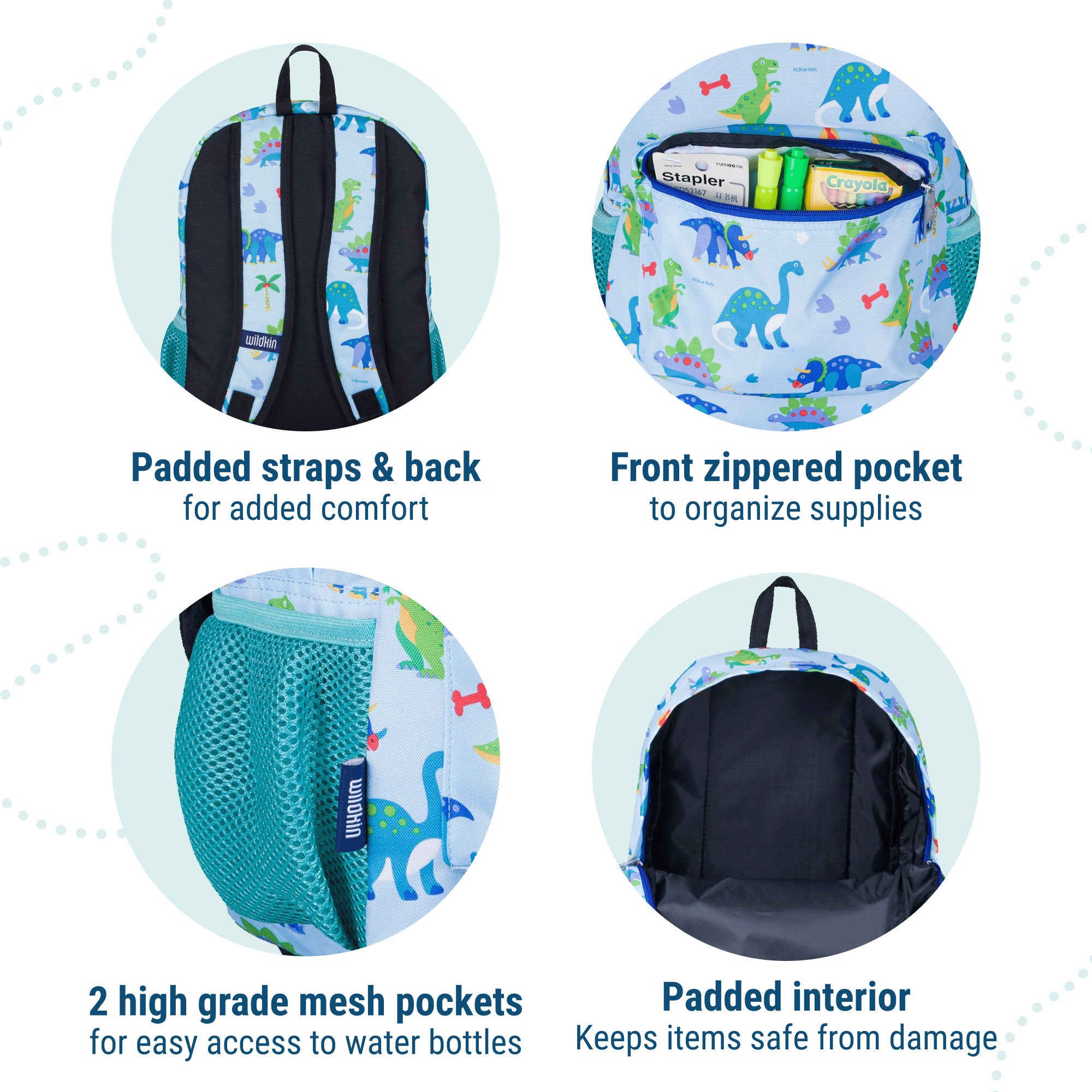 Dinosaur Land 16 Inch Backpack