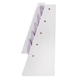 Premium Sling Bookshelf - White w/ Lilac