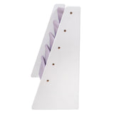 Sling Book Shelf - White w/ Lilac