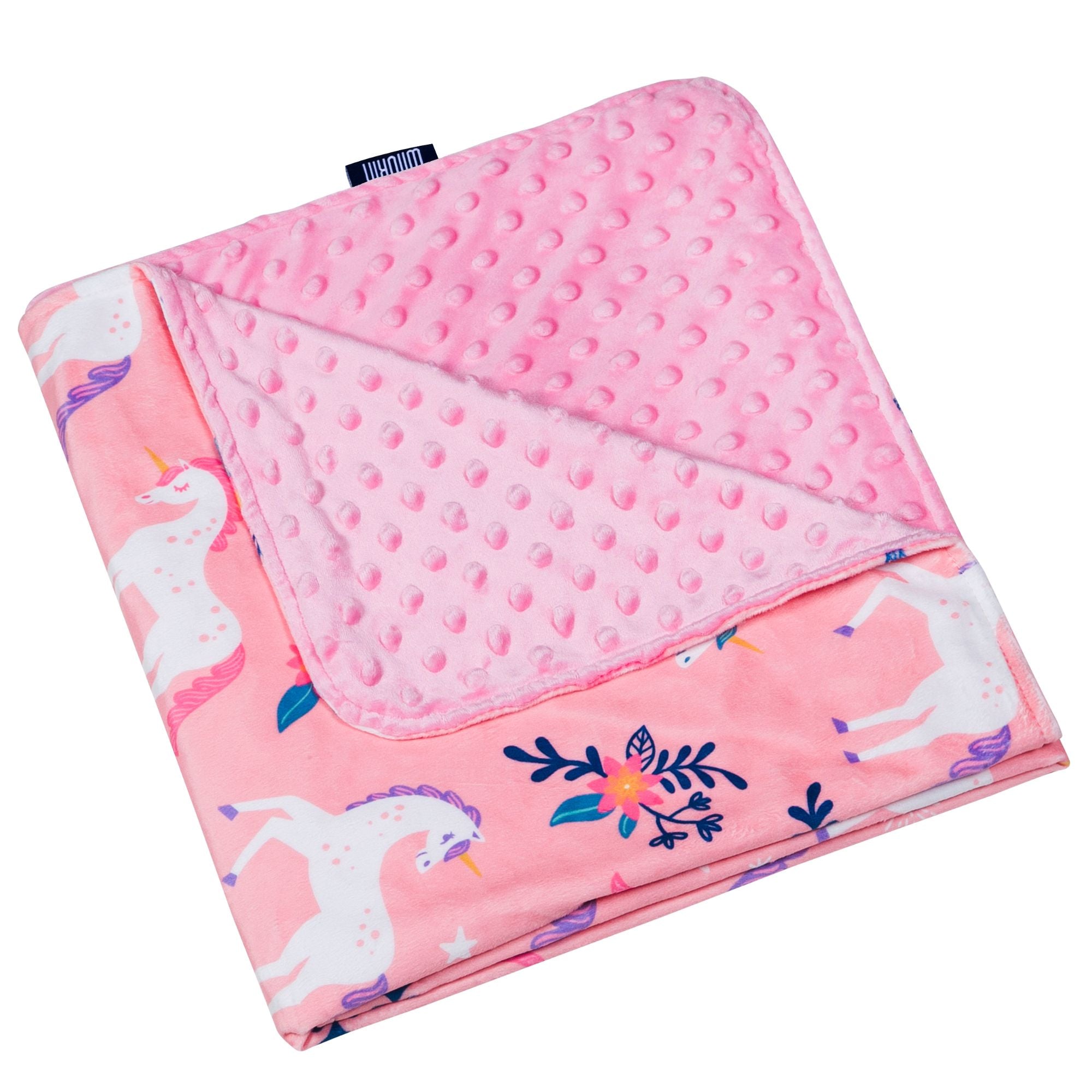 Magical Unicorns Velour Baby Blanket