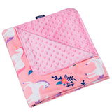 Magical Unicorns Velour Baby Blanket