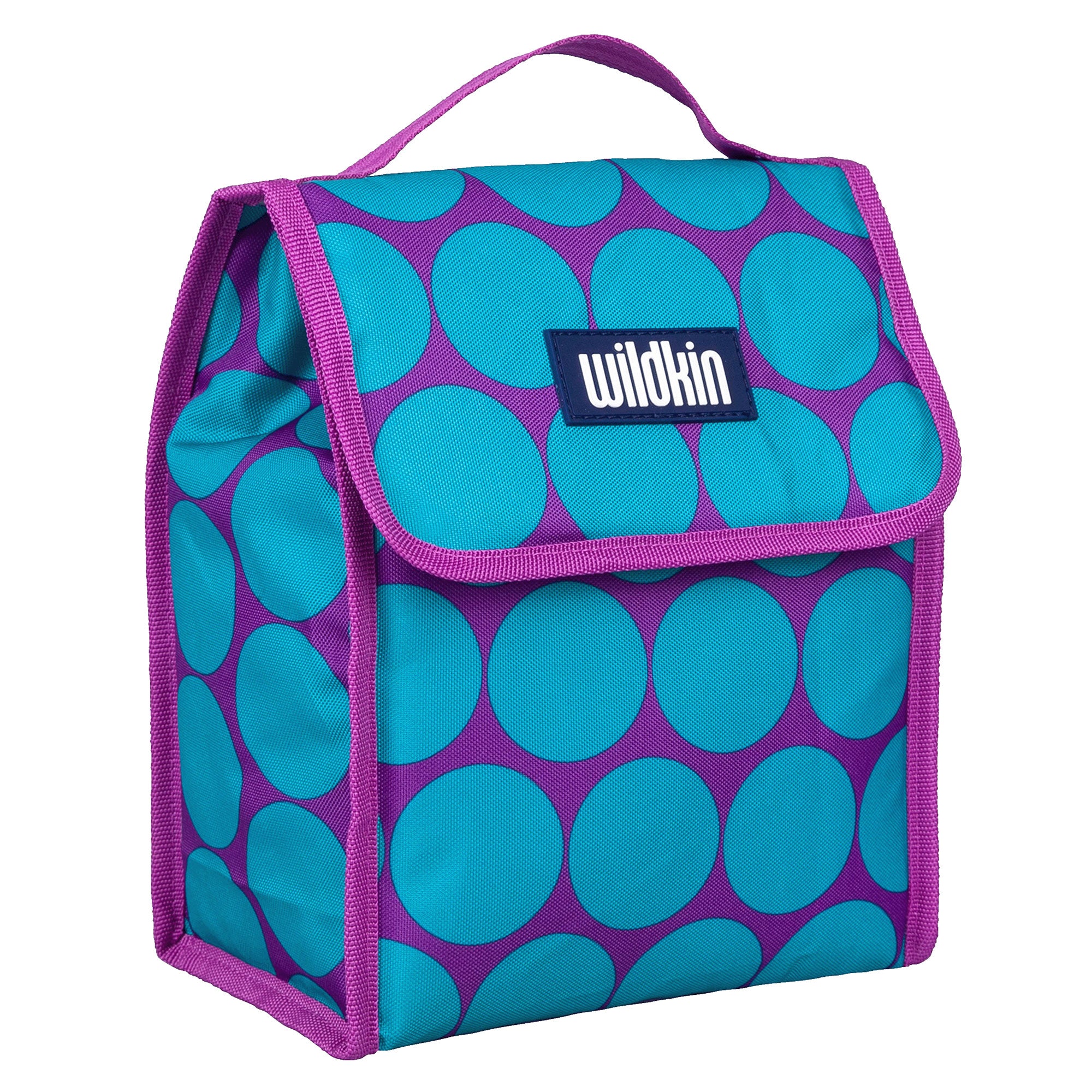 Big Dot Aqua Lunch Bag