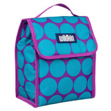 Big Dot Aqua Lunch Bag