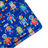 Robots Plush Baby Blanket