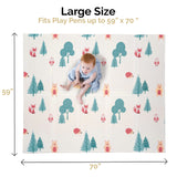 Large Play Mat - Woodland Rainbow