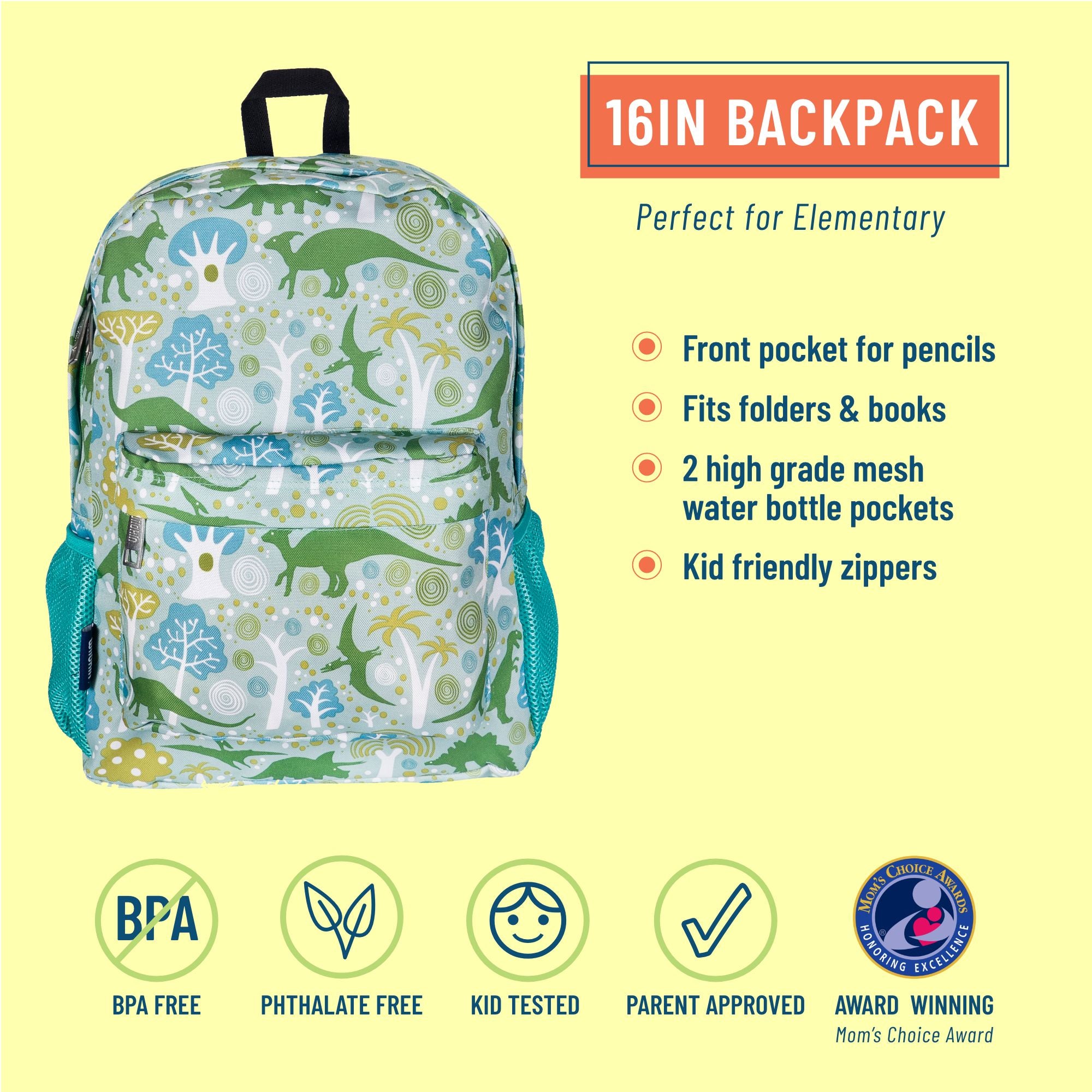 Dinomite Dinosaurs 16 Inch Backpack