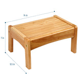 Slatted Step Stool - Oak Finish