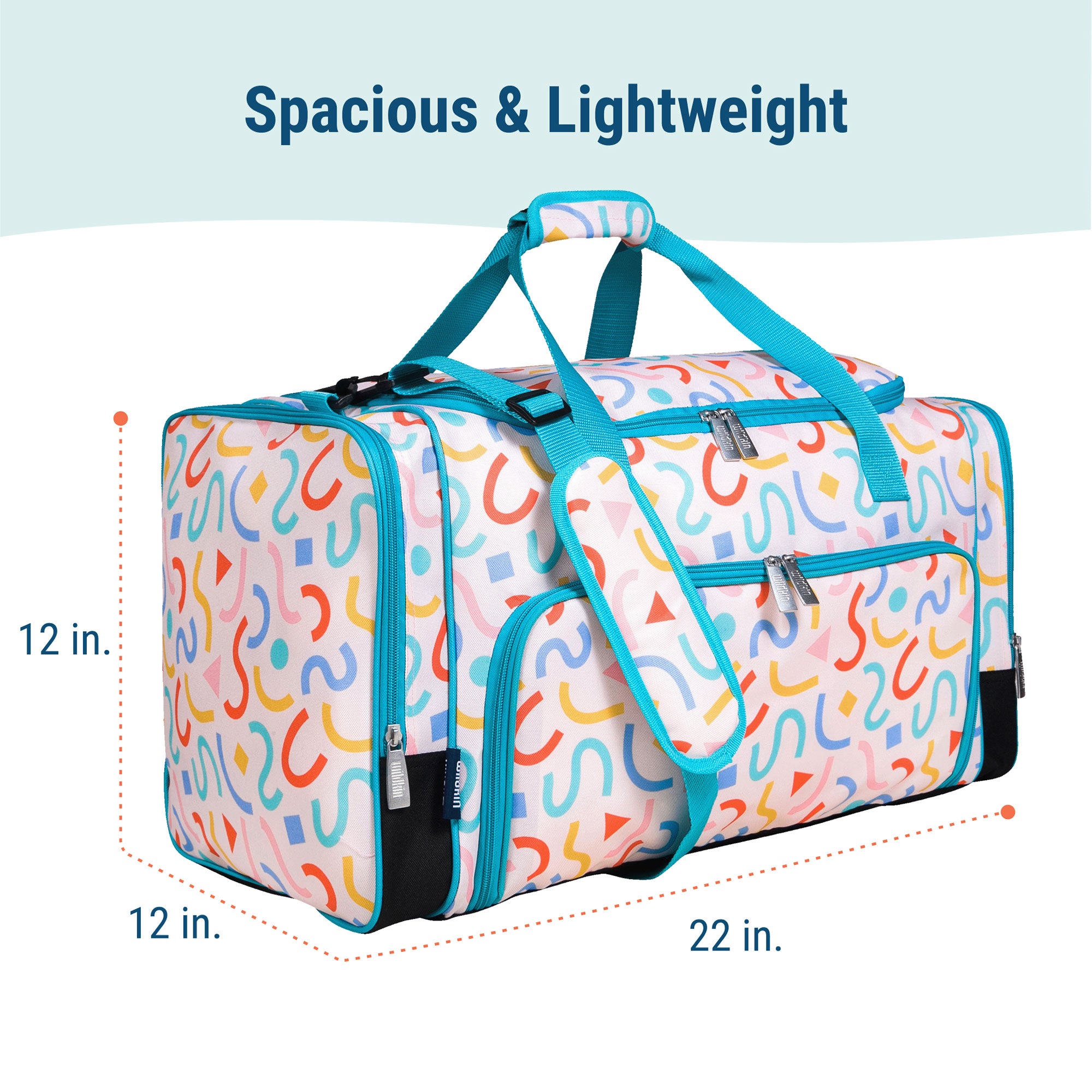 Confetti Peach Weekender Duffel Bag