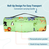 Wild Animals Microfiber Toddler Nap Mat