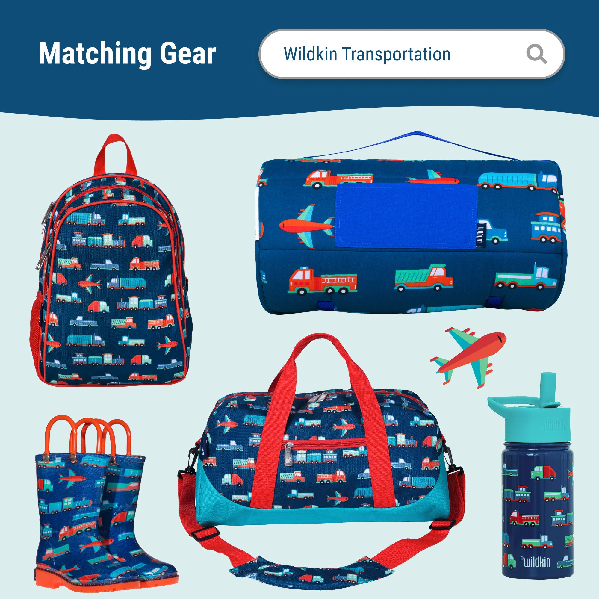Transportation Lunch Bag