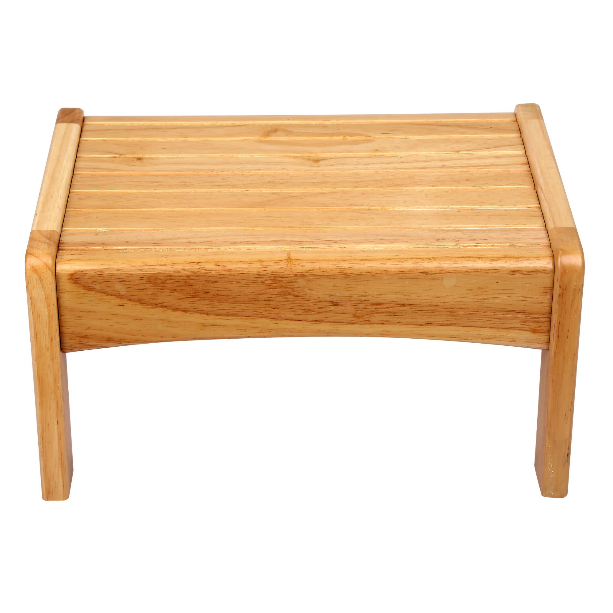 Slatted Step Stool - Oak Finish