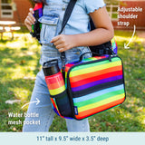 Rainbow Stripe ECO rPET Next Gen Lunch Box