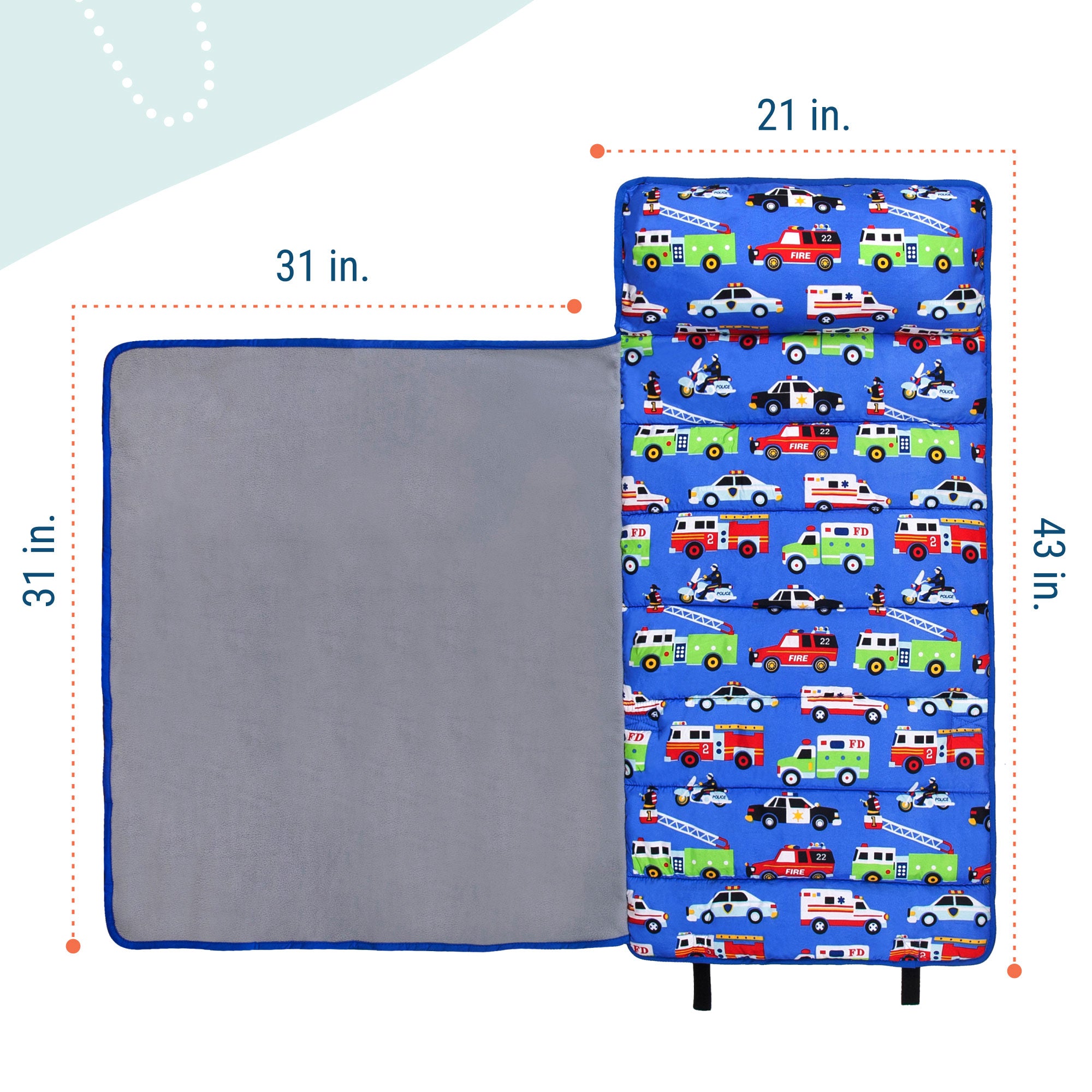 Heroes Microfiber Toddler Nap Mat