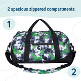 Green Camo Overnighter Duffel Bag