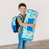 Confetti Blue 12 Inch Backpack
