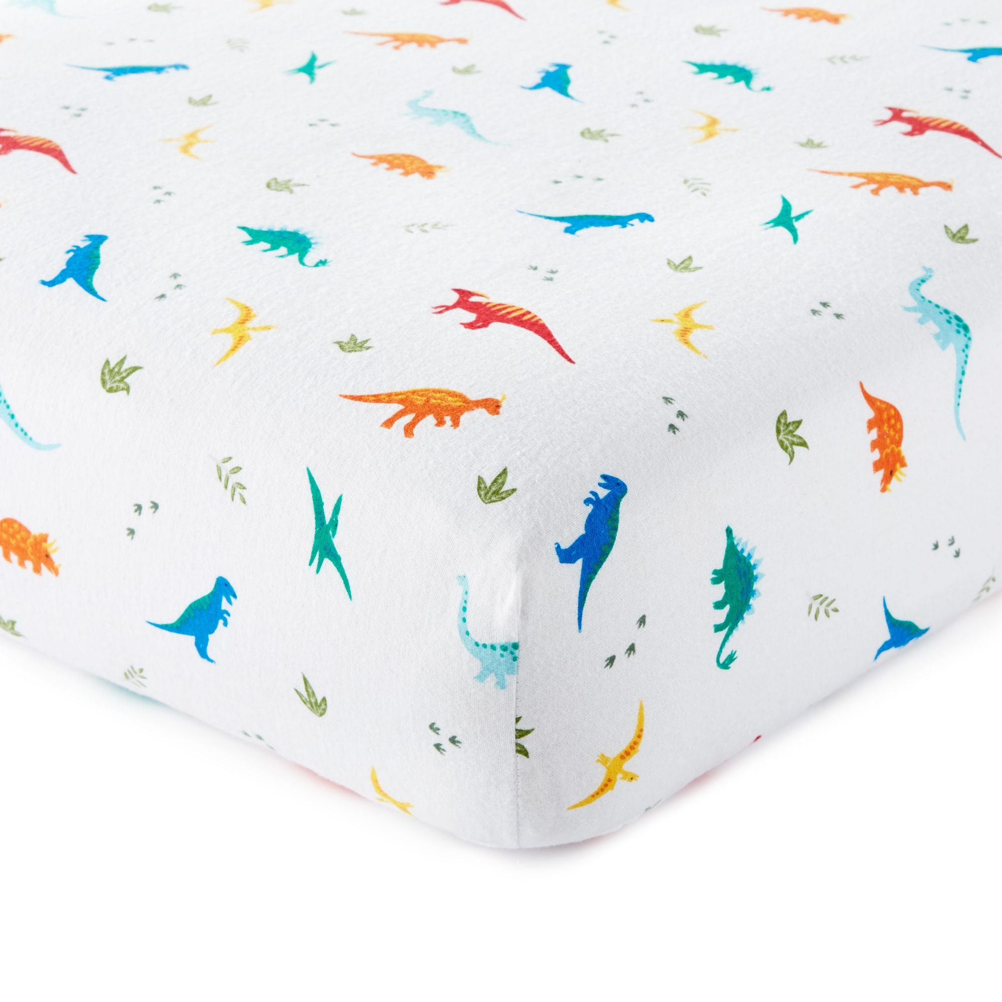 Jurassic Dinosaurs 100% Cotton Flannel Sheet Set - Full