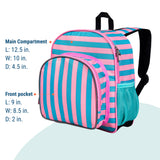 Pink Stripes 12 Inch Backpack