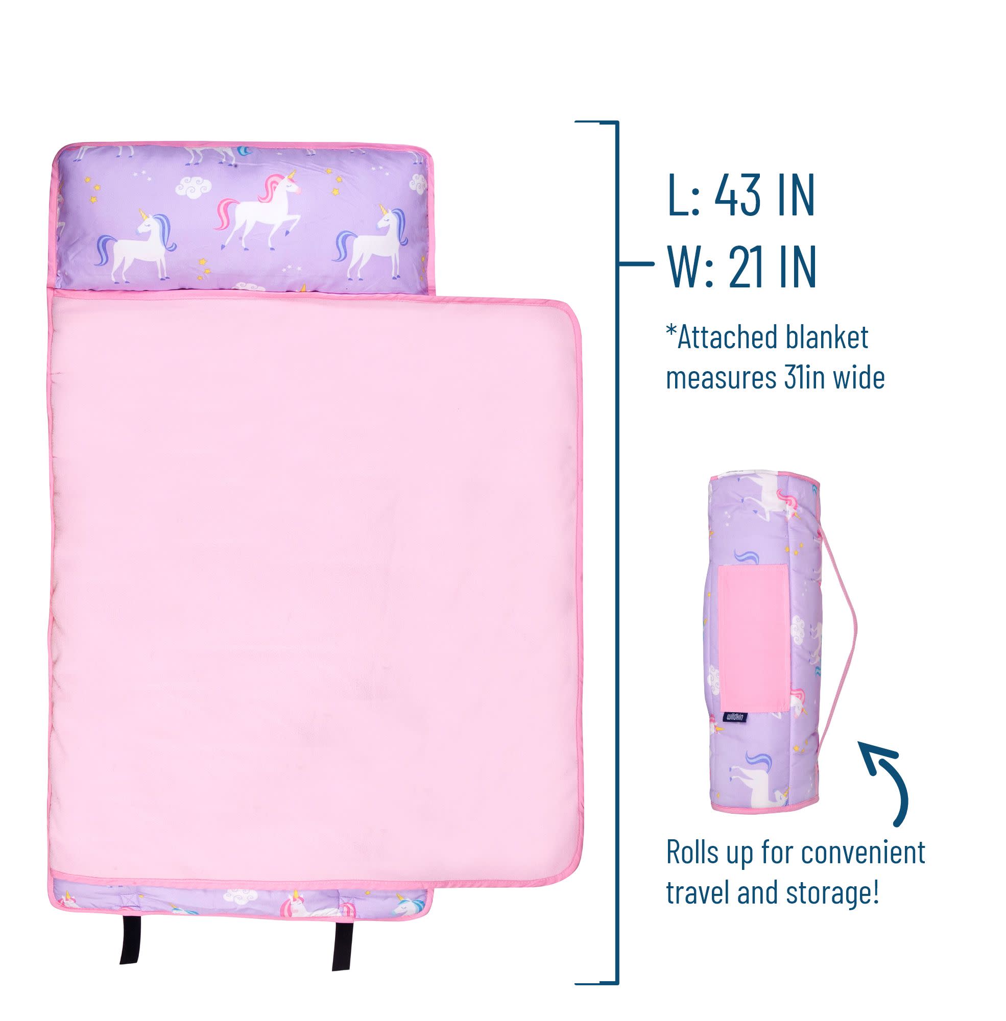 Unicorn Microfiber Toddler Nap Mat