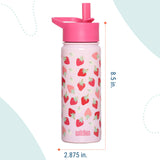 Strawberry Patch 18 oz Steel Water Bottle