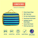 Blue Stripes Lunch Box