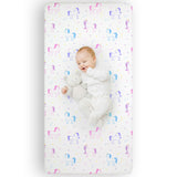 Unicorn Microfiber Fitted Crib Sheet