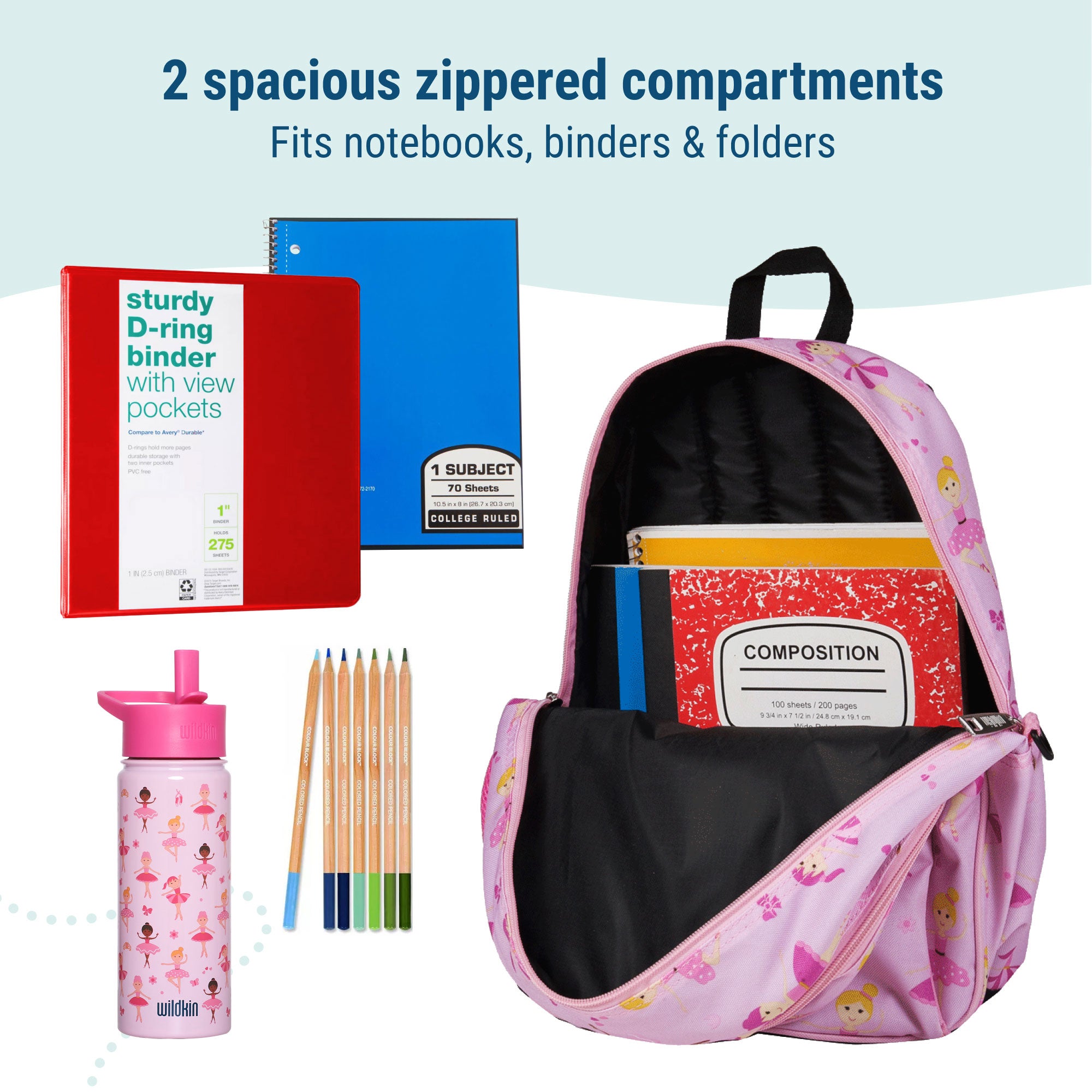 15 Inch Backpack - Girls