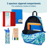 Confetti Blue 15 Inch Backpack