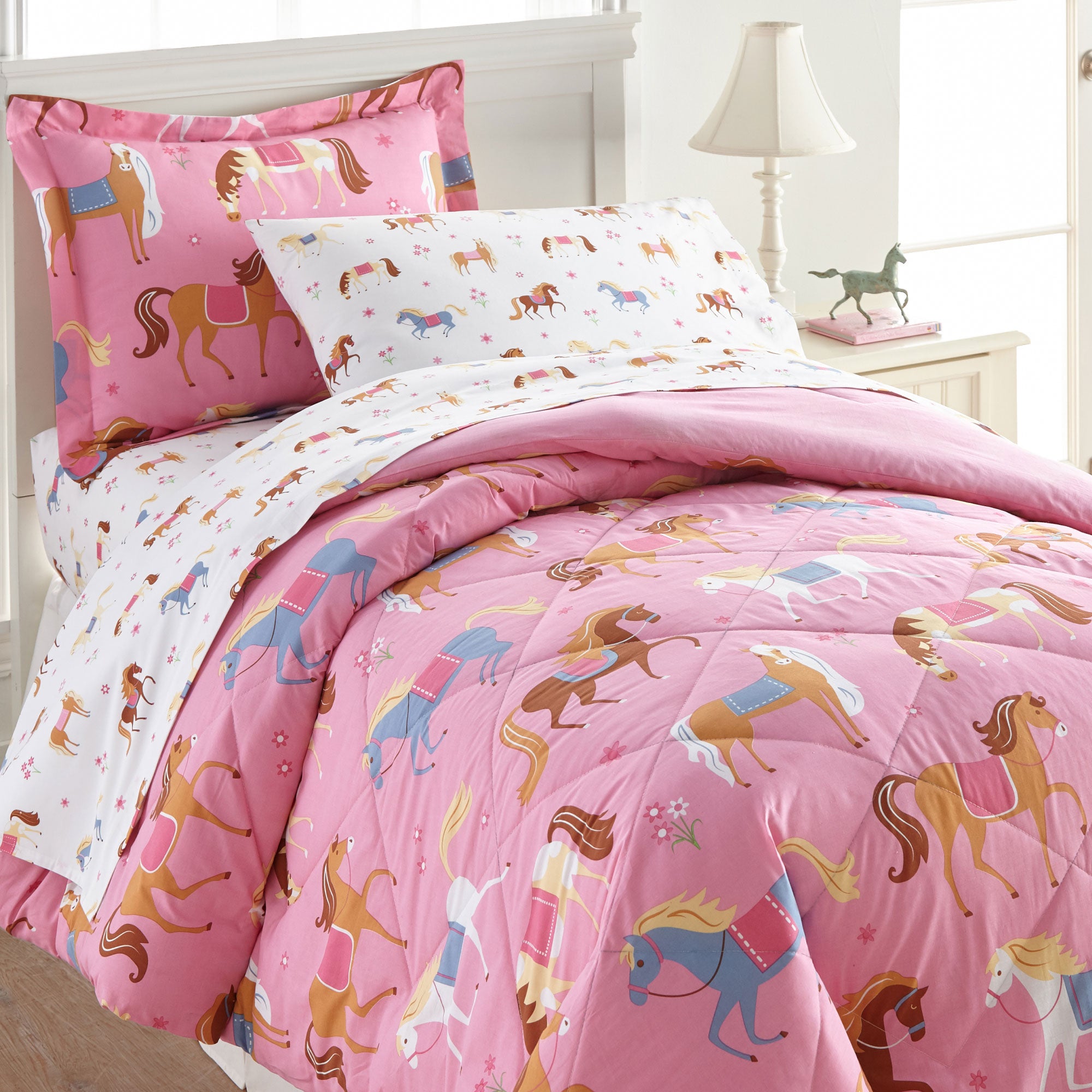 Horses Cotton Bed in a Bag