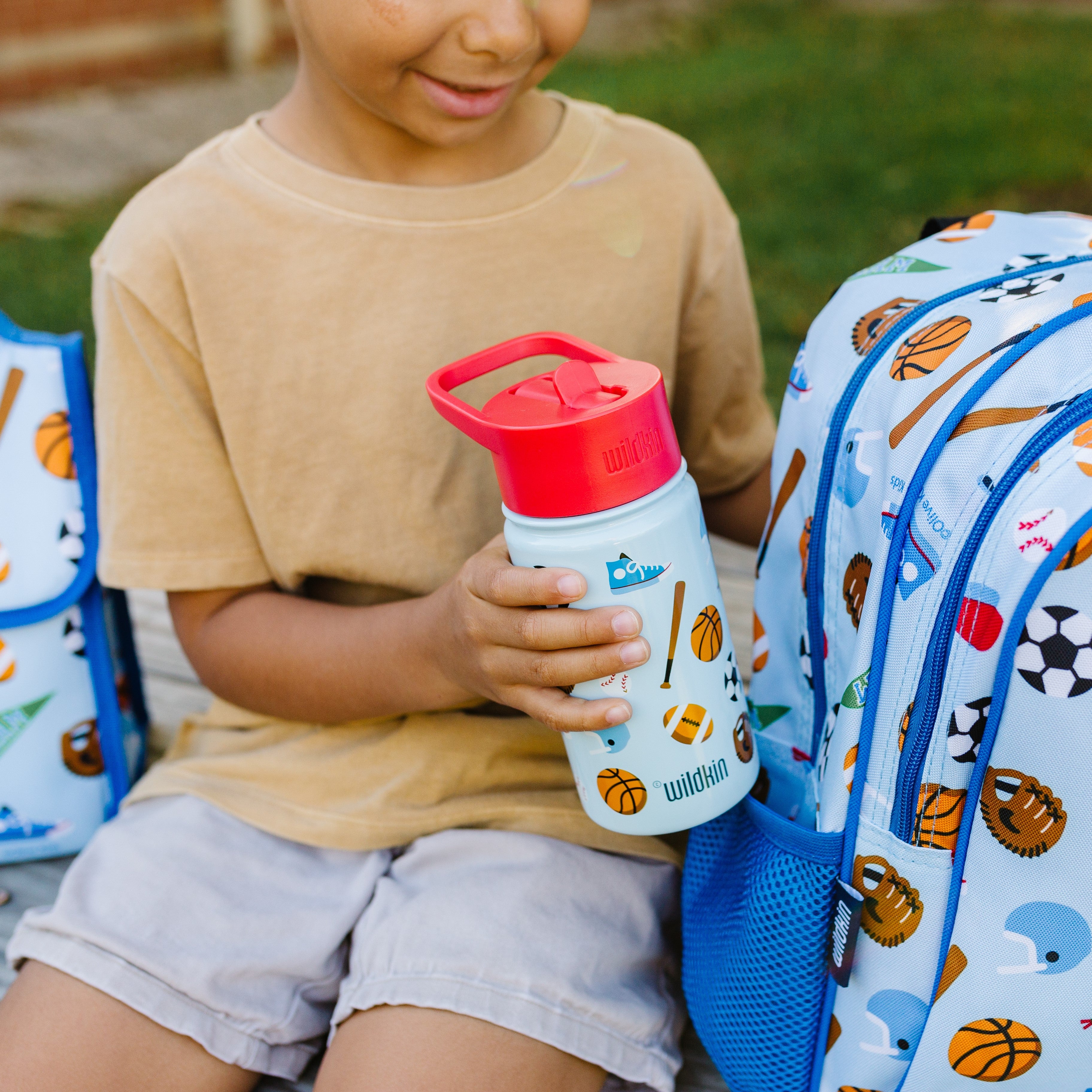 Game On 14 oz Steel Water Bottle