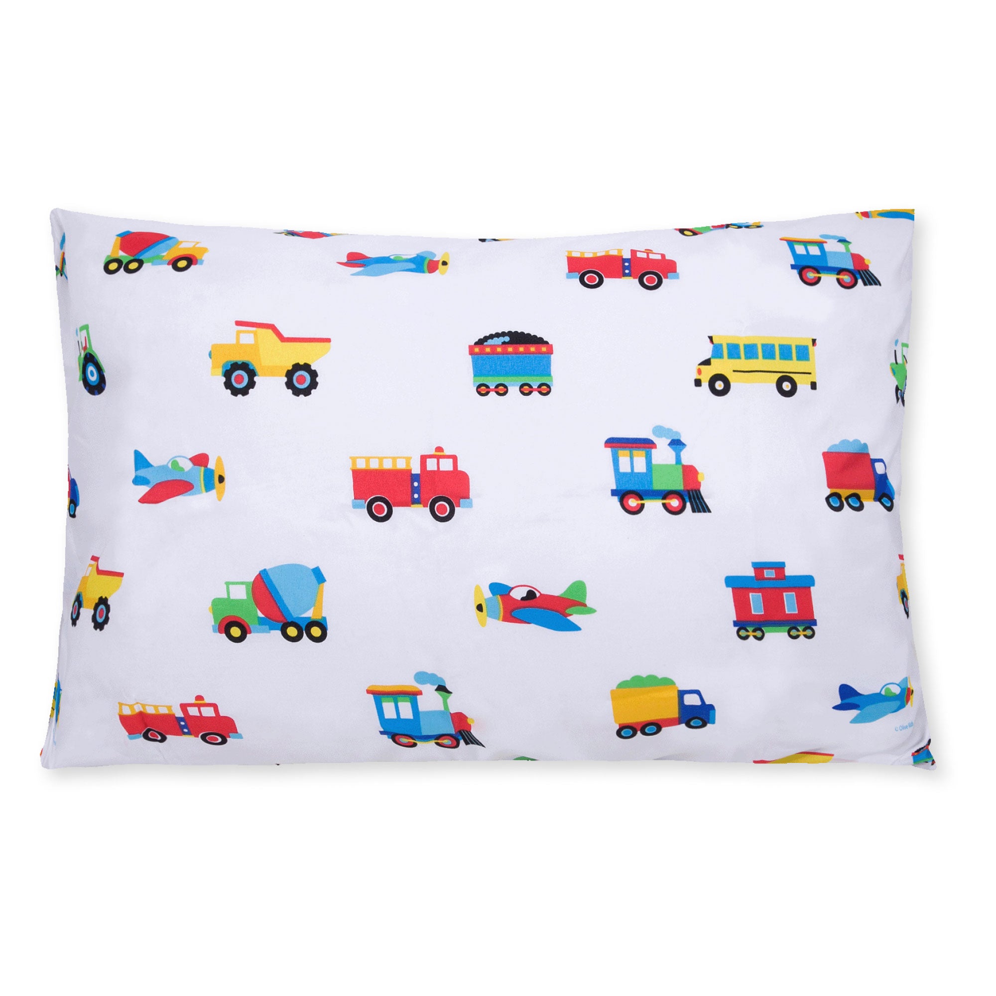 Trains, Planes & Trucks Microfiber Pillowcase - Standard