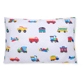 Trains, Planes & Trucks Microfiber Pillowcase - Standard