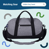 Gray Tweed Lunch Bag