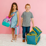 Pink Stripes Toiletry Bag