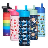 Sharks 18 oz Steel Water Bottle