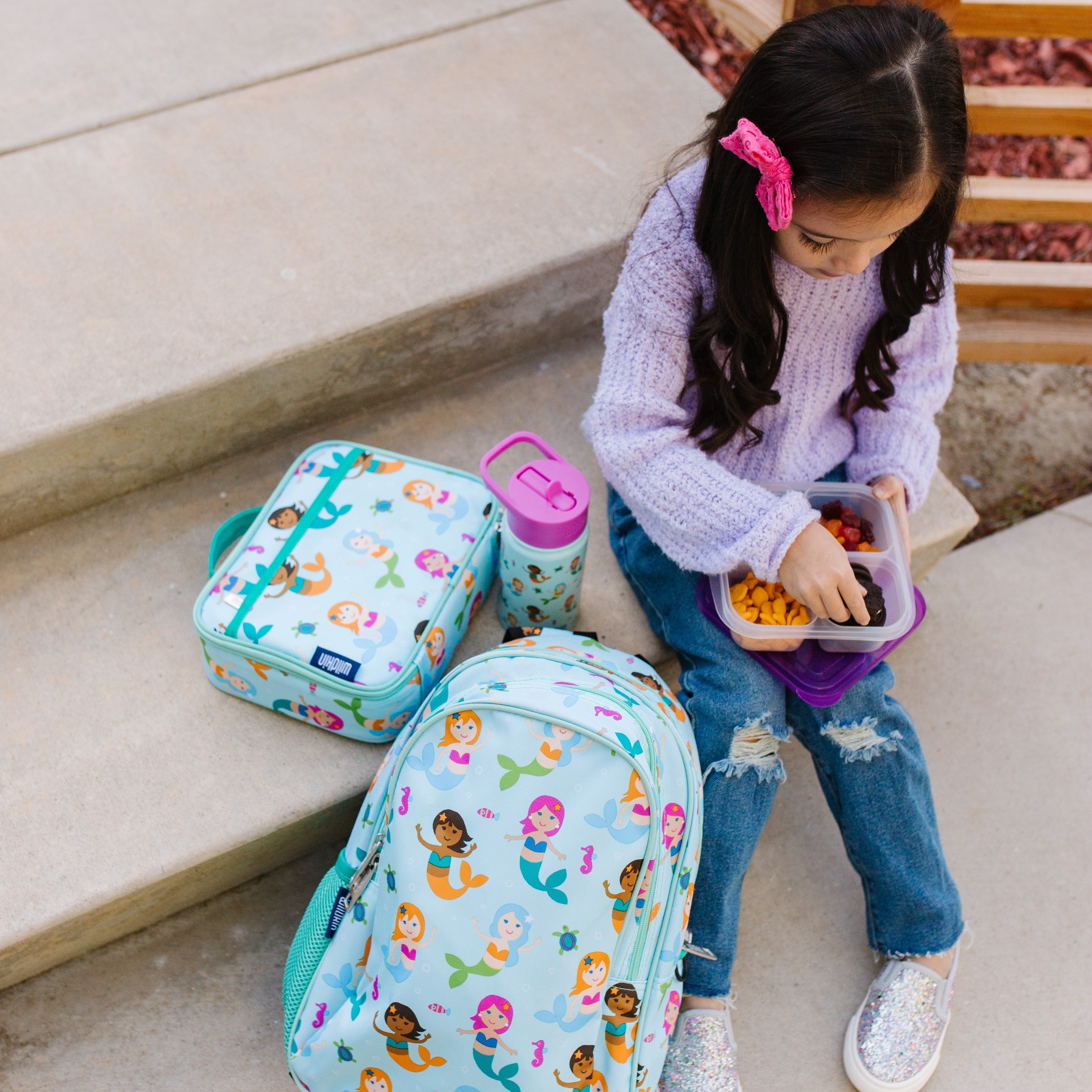 Mermaids 14 oz Steel Water Bottle