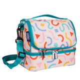 Confetti Peach Two Compartment Lunch Bag