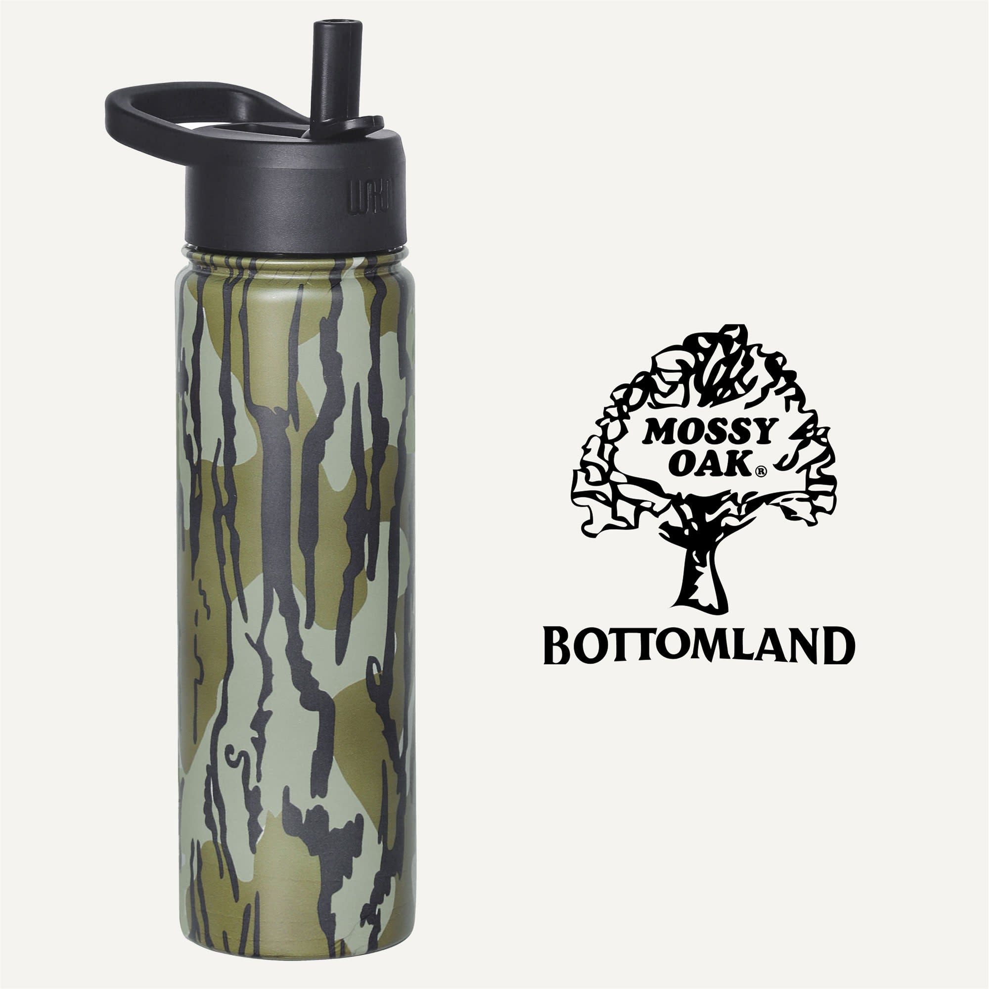 Mossy Oak Original Bottomland 22 oz Stainless Steel Water Bottle