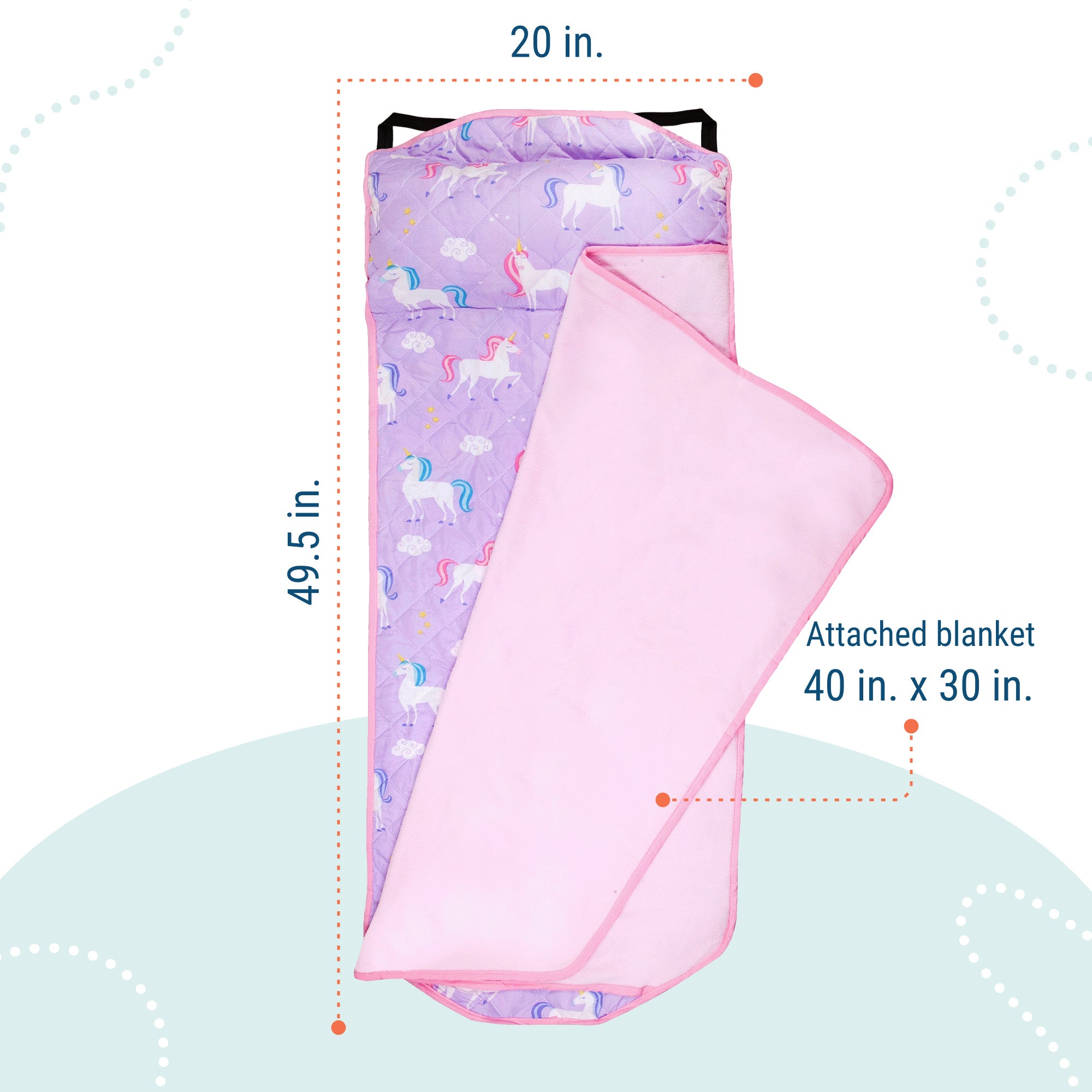 Unicorn Quilted Nap Mat