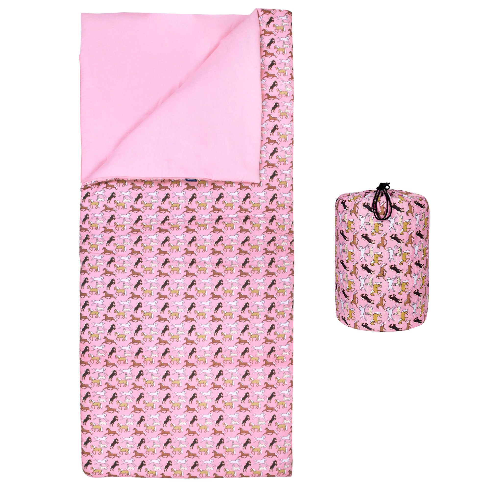 Horses in Pink Original Sleeping Bag