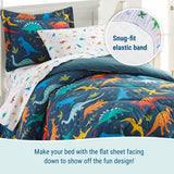 Jurassic Dinosaurs 5 pc Cotton Bed in a Bag - Twin